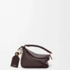 Bolso Mini Featherlight Puzzle en piel de cordero napa marrón oscuro Bolso Mini Featherlight Puzzle en piel de cordero napa marrón oscuro