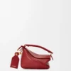 Bolso Mini Featherlight Puzzle en piel de cordero napa rojo quemado Bolso Mini Featherlight Puzzle en piel de cordero napa rojo quemado