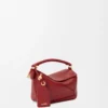 Bolso Mini Featherlight Puzzle en piel de cordero napa rojo quemado Bolso Mini Featherlight Puzzle en piel de cordero napa rojo quemado