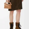 Bolso Mini Puzzle Edge en piel de becerro granulada suave color toffee Bolso Mini Puzzle Edge en piel de becerro granulada suave color toffee