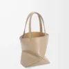 Bolso Mini Puzzle Fold en piel de becerro brillante Sand Bolso Mini Puzzle Fold en piel de becerro brillante Sand