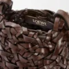 Bolso Nest Basket pequeño en piel de becerro color castaño Bolso Nest Basket pequeño en piel de becerro color castaño