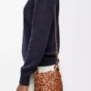 Bolso Nest Basket pequeño en piel de becerro color tostado Bolso Nest Basket pequeño en piel de becerro color tostado