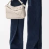 Bolso Panta pequeño Puzzle en piel de becerro brillante Light Ghost Bolso Panta pequeño Puzzle en piel de becerro brillante Light Ghost