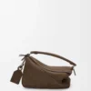 Bolso pequeño Featherlight Puzzle en nubuck granulado color tundra Bolso pequeño Featherlight Puzzle en nubuck granulado color tundra