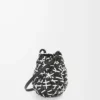Bolso pequeño Nest Basket en piel de becerro Negro/Blanco Bolso pequeño Nest Basket en piel de becerro Negro/Blanco