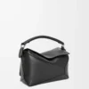 Bolso pequeño Puzzle Edge en piel de becerro clásica negro Bolso pequeño Puzzle Edge en piel de becerro clásica negro