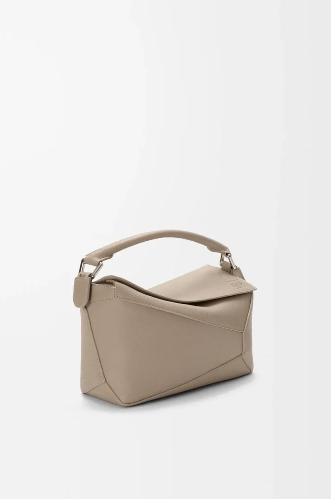 Bolso pequeño Puzzle Edge en piel de becerro granulada suave arcilla Bolso pequeño Puzzle Edge en piel de becerro granulada suave arcilla