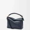 Bolso pequeño Puzzle Edge en piel de becerro granulada suave azul marino oscuro Bolso pequeño Puzzle Edge en piel de becerro granulada suave azul marino oscuro