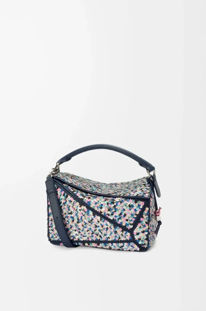 Bolso Puzzle 10 Confetti en piel de becerro clásica Multicolor Bolso Puzzle 10 Confetti en piel de becerro clásica Multicolor
