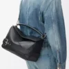 Bolso Puzzle Biker grande en piel de becerro brillante, color negro Bolso Puzzle Biker grande en piel de becerro brillante, color negro