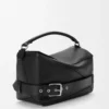 Bolso Puzzle Biker grande en piel de becerro brillante, color negro Bolso Puzzle Biker grande en piel de becerro brillante, color negro