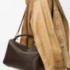 Bolso Puzzle Featherlight grande en piel de cordero napa Dark Chestnut