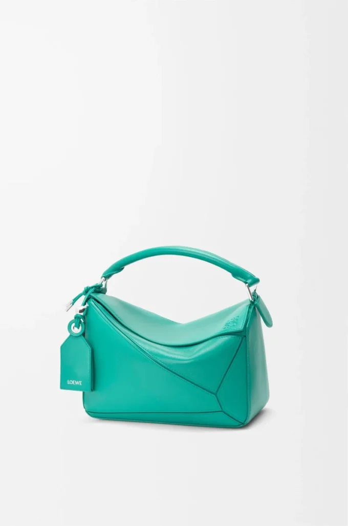 Bolso Puzzle Featherlight pequeño en piel de cordero napa color aguamarina Bolso Puzzle Featherlight pequeño en piel de cordero napa color aguamarina