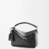 Bolso Puzzle Featherlight pequeño en piel de cordero napa color negro