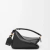 Bolso Puzzle Featherlight pequeño en piel de cordero napa color negro