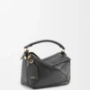 Bolso Puzzle Featherlight pequeño en piel de cordero napa color negro