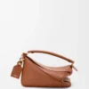 Bolso Puzzle Featherlight pequeño en piel de cordero napa color Pecan Bolso Puzzle Featherlight pequeño en piel de cordero napa color Pecan