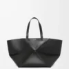 Bolso Puzzle Fold XXL en piel de becerro brillante Negro Bolso Puzzle Fold XXL en piel de becerro brillante Negro