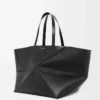 Bolso Puzzle Fold XXL en piel de becerro brillante Negro Bolso Puzzle Fold XXL en piel de becerro brillante Negro