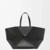 Bolso Puzzle Fold XXL en piel de becerro brillante Negro Bolso Puzzle Fold XXL en piel de becerro brillante Negro