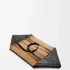 Bolso Puzzle Fold XXL en piel de becerro brillante Negro Bolso Puzzle Fold XXL en piel de becerro brillante Negro