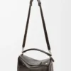 Bolso Puzzle grande Panta en piel de becerro brillante marrón vintage
