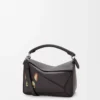 Bolso Puzzle pequeño Futurist Cat en piel de becerro clásica Dark Taupe Bolso Puzzle pequeño Futurist Cat en piel de becerro clásica Dark Taupe