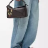 Bolso Puzzle pequeño Futurist Cat en piel de becerro clásica Dark Taupe Bolso Puzzle pequeño Futurist Cat en piel de becerro clásica Dark Taupe