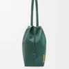 Bolso tote con logotipo Flamenco en piel de becerro napa Evergreen Bolso tote con logotipo Flamenco en piel de becerro napa Evergreen