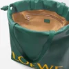 Bolso tote con logotipo Flamenco en piel de becerro napa Evergreen Bolso tote con logotipo Flamenco en piel de becerro napa Evergreen