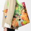 Bolso tote Puzzle Fold XL en piel de becerro clásica Verde vivo/Multicolor Bolso tote Puzzle Fold XL en piel de becerro clásica Verde vivo/Multicolor