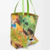 Bolso tote Puzzle Fold XL en piel de becerro clásica Verde vivo/Multicolor Bolso tote Puzzle Fold XL en piel de becerro clásica Verde vivo/Multicolor