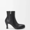 Botines Bobine de piel de cordero napa. Color negro. Botines Bobine de piel de cordero napa. Color negro.