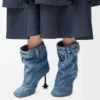 Botines Toy Panta en denim lavado Denim lavado Botines Toy Panta en denim lavado Denim lavado