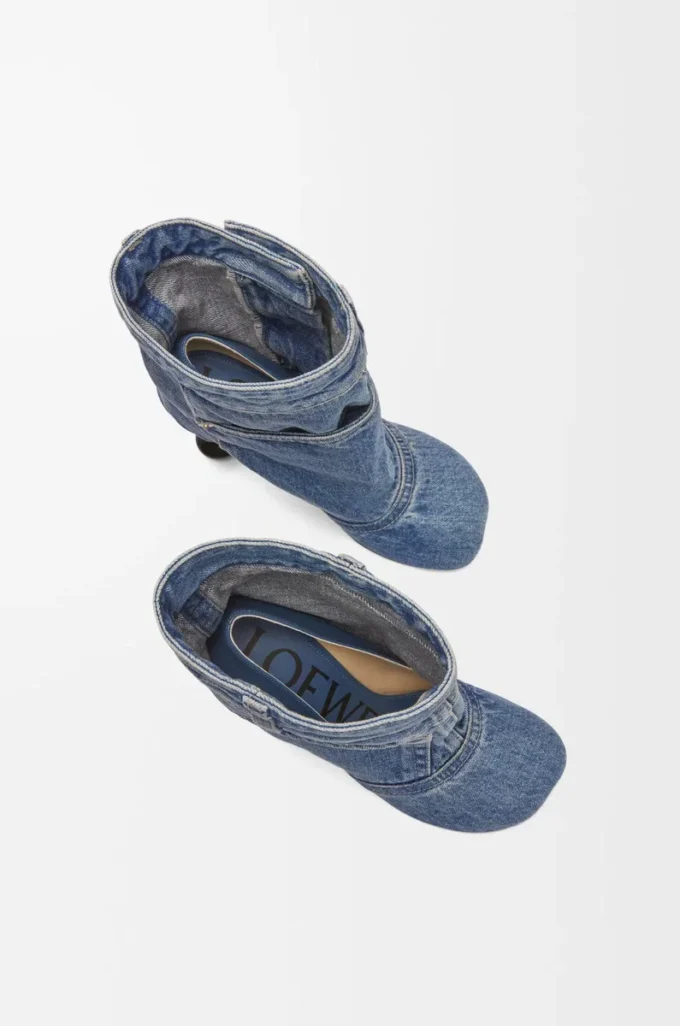 Botines Toy Panta en denim lavado Denim lavado Botines Toy Panta en denim lavado Denim lavado