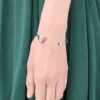 Brazalete Anagram Pebble en plata de ley Plata Brazalete Anagram Pebble en plata de ley Plata