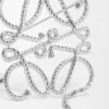 Broche Anagram Silver Broche Anagram Silver