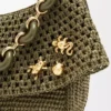 Broche de mariquita en latón dorado Broche de mariquita en latón dorado