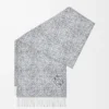 Bufanda Anagram de lana y cachemira Gris
