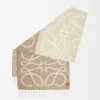 Bufanda Anagram en alpaca y lana Beige/Blanco Bufanda Anagram en alpaca y lana Beige/Blanco