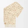 Bufanda Anagram en mezcla de alpaca y lana Beige/Blanco Bufanda Anagram en mezcla de alpaca y lana Beige/Blanco