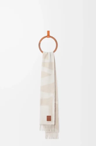 Bufanda de cachemira Beige claro/Beige