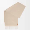 Bufanda de cachemira en color beige claro