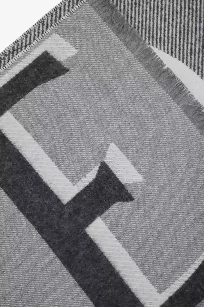 Bufanda de lana y cachemira Gris claro/Gris Bufanda de lana y cachemira Gris claro/Gris