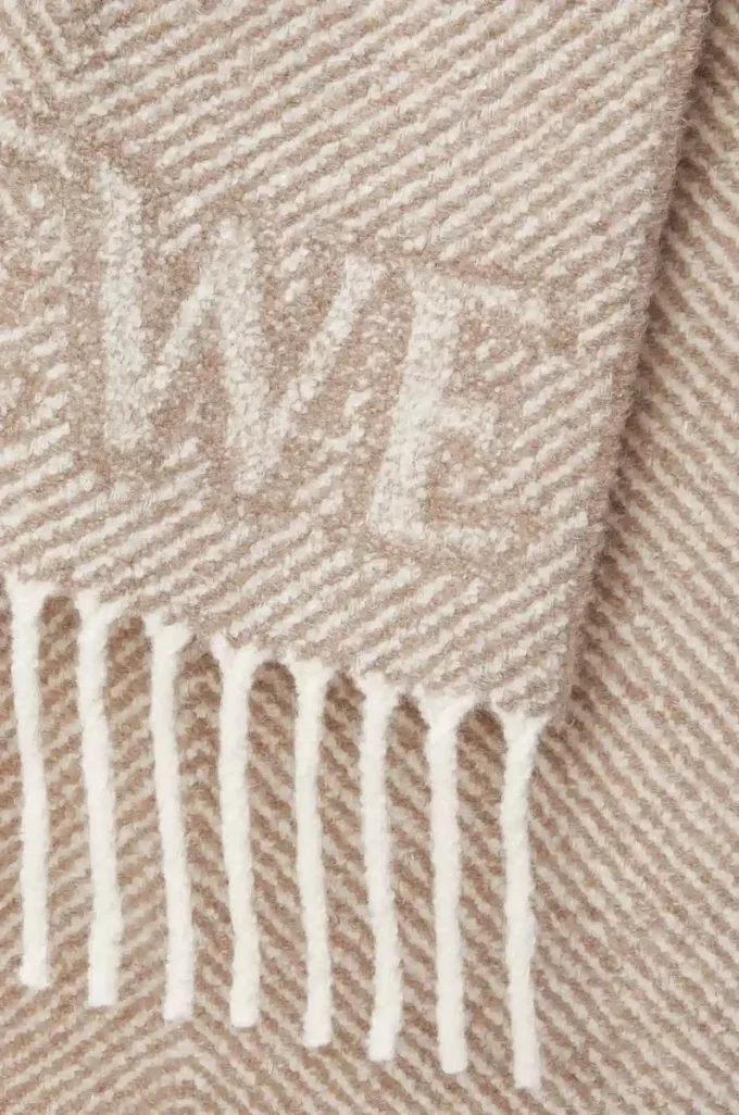 Bufanda LOEWE en mezcla de alpaca y lana Beige/Crudo Bufanda LOEWE en mezcla de alpaca y lana Beige/Crudo