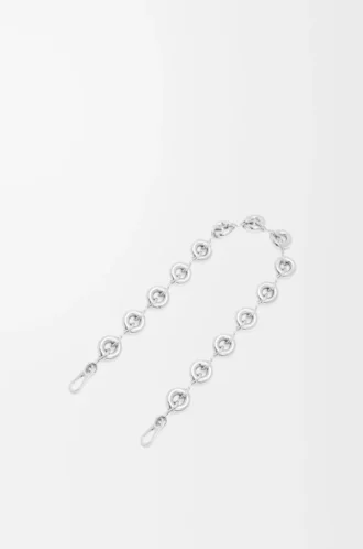 Cadena gruesa tipo donut Plata