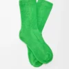 Calcetines de algodón Verde Calcetines de algodón Verde