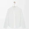 Camisa de algodón blanco