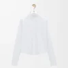 Camisa de algodón blanco